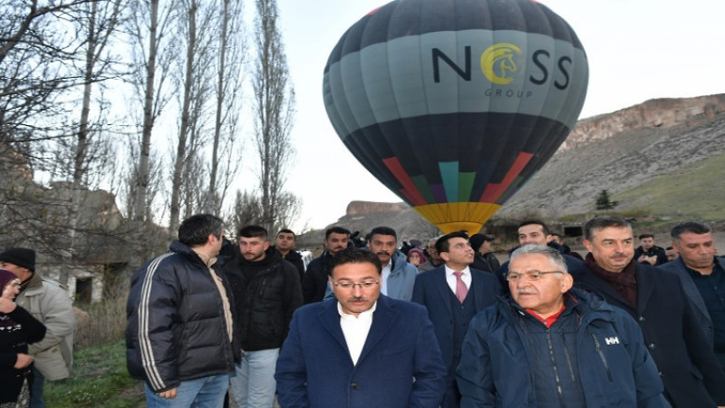 VALİ ÇİÇEK VE BAŞKAN BÜYÜKKILIÇ, TURİZM CENNETİ SOĞANLI VADİSİ’NDE