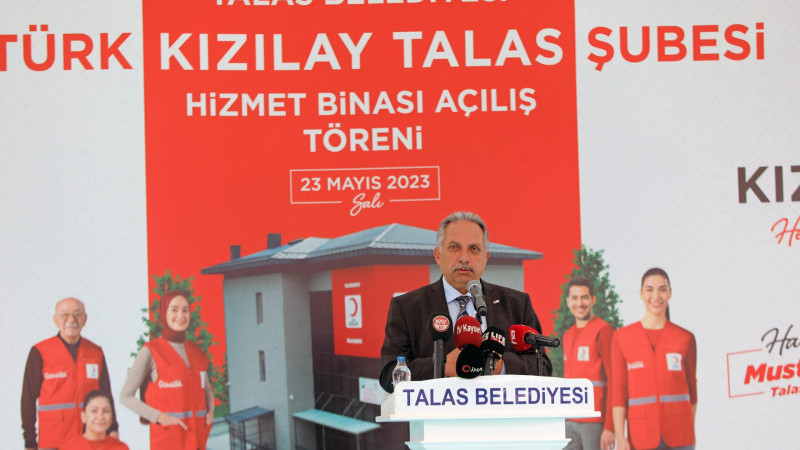 KIZILAY TALAS’A MODERN HİZMET BİNASI