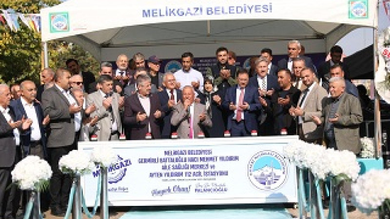 İLÇEYE 15 AİLE SAĞLIK MERKEZİ KAZANDIRAN MELİKGAZİ’DEN BİR SAĞLIK MERKEZİ DAHA…