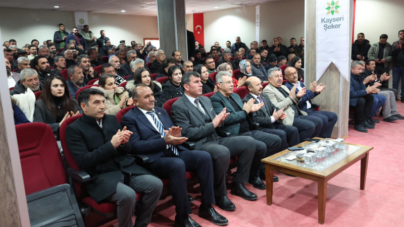 KAYSERİ ŞEKER ÇİFTÇİ SEMİNERLERİ PROGRAMI SON OLARAK ŞARKIŞLA BÖLGESİN’DE TAMAMLANDI.