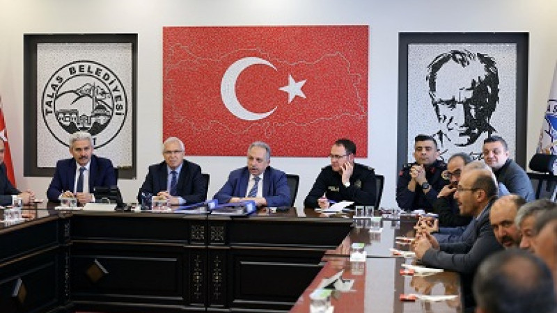 TALAS BELEDİYESİ'NDE KIRSAL MAHALLELERİN NABZI TUTULDU