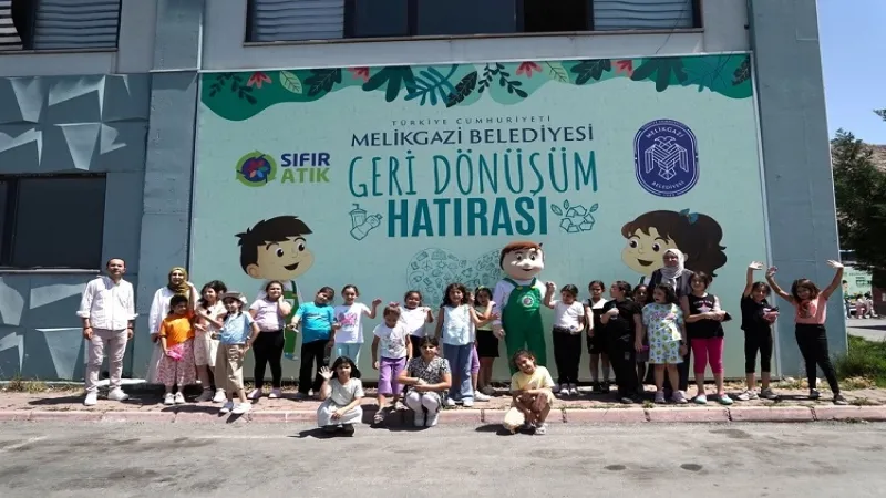Kayseri Melikgazi'de geri dönüşüm için farkındalık eğitimi
