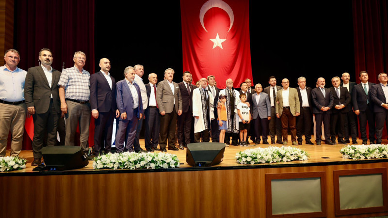 Kayseri Pancar Ekicileri Kooperatifi Yönetim Kurulu Bşk Hüseyin Akay Fahri Doktora Törenine katıldı