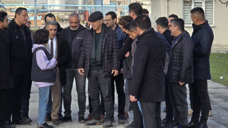 Kayseri Şeker Yöneticileri, Turhal Şeker Fabrikamızda kampanya bitişi öncesinde icelemelrde bulundu