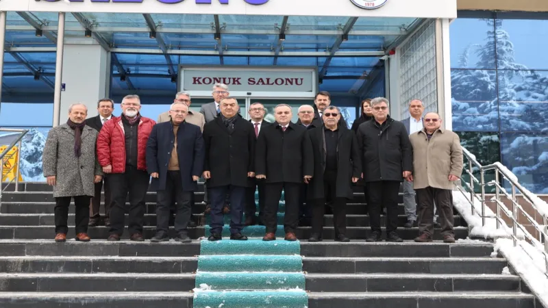 KAYSO yönetimi ERÜ'nün projelerini dinledi