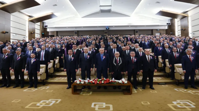 Cumhurbaşkanı Erdoğan Anayasa Mahkemesi'nin 64. yıl törenlerine katıldı