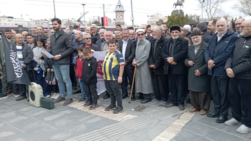 Kayseri'den dünyaya sert mesaj! ''Sessizlik bu suça ortak olmaktır''