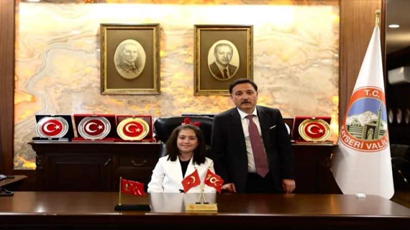 Minik Zeynep Kayseri Valisi oldu!