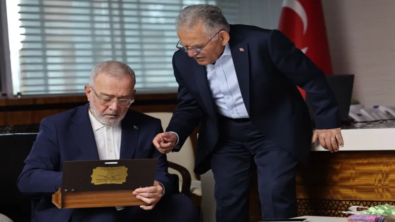 Memduh Büyükkılıç'a anlamlı ziyaret