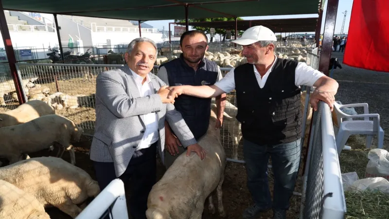 Kayseri Talas'ta kurban yerleri için kura çekildi